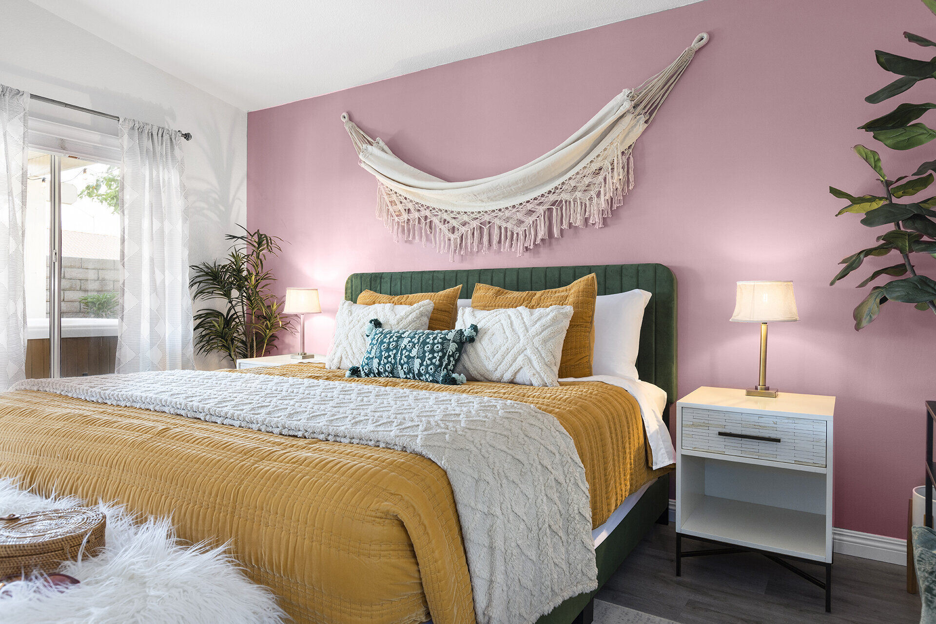 Pool with hot tub and mountain views at Cozy Cactus